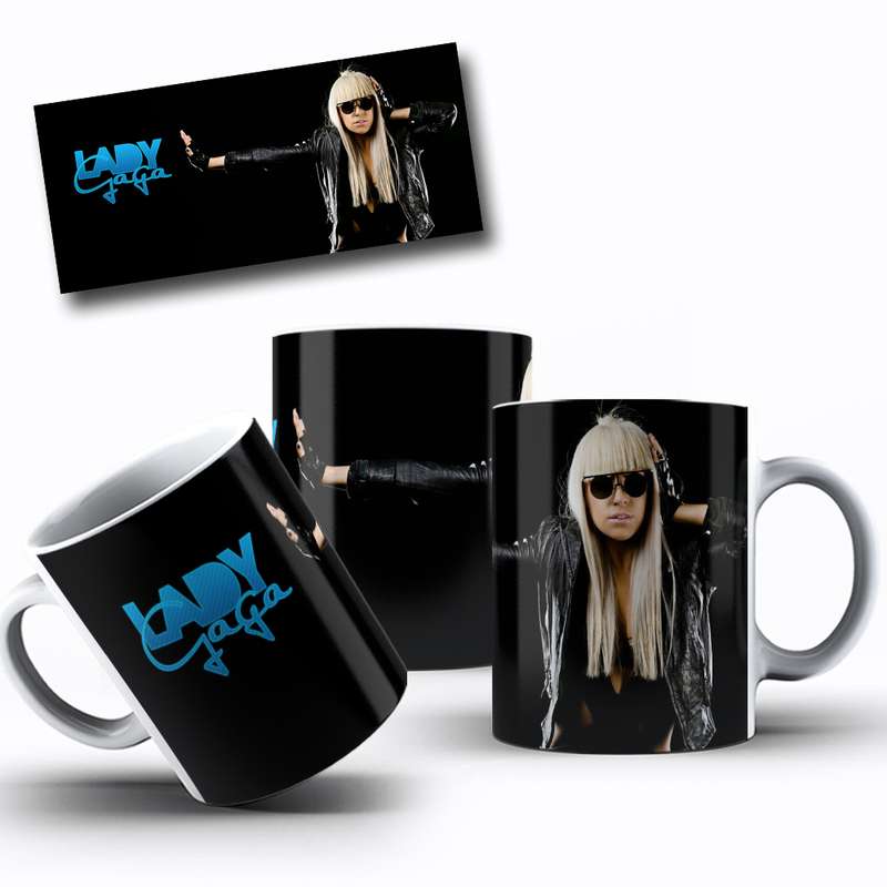 Arte Para Caneca Lady Gaga Personagem 6