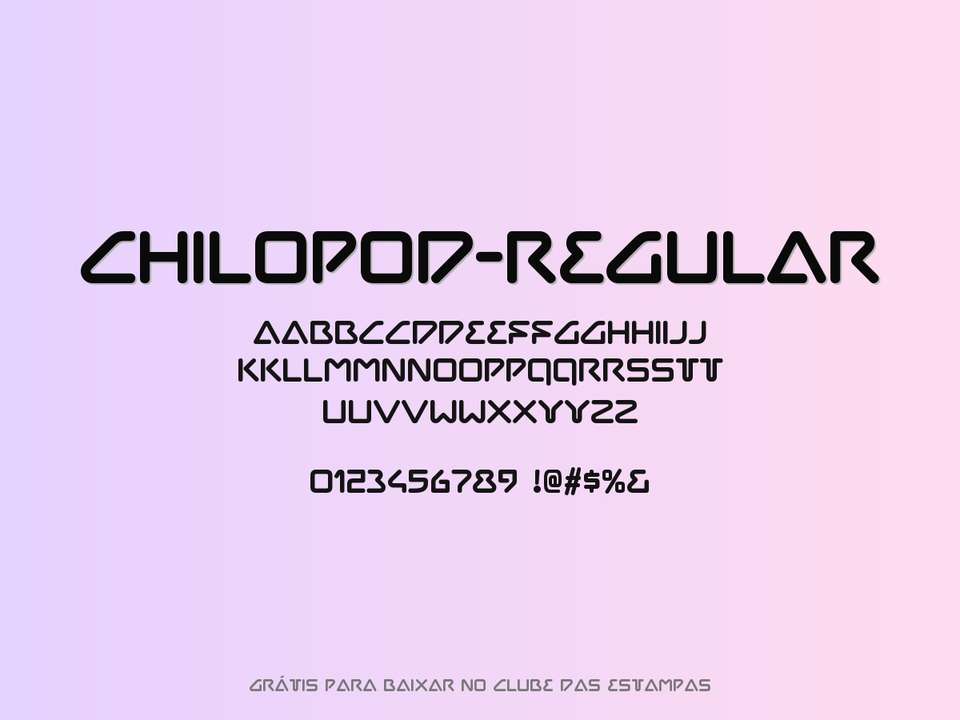 Fonte Chilopod Regular Grátis Para Baixar