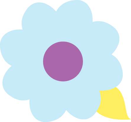Elemento Flor Fofa Cute Png (1)