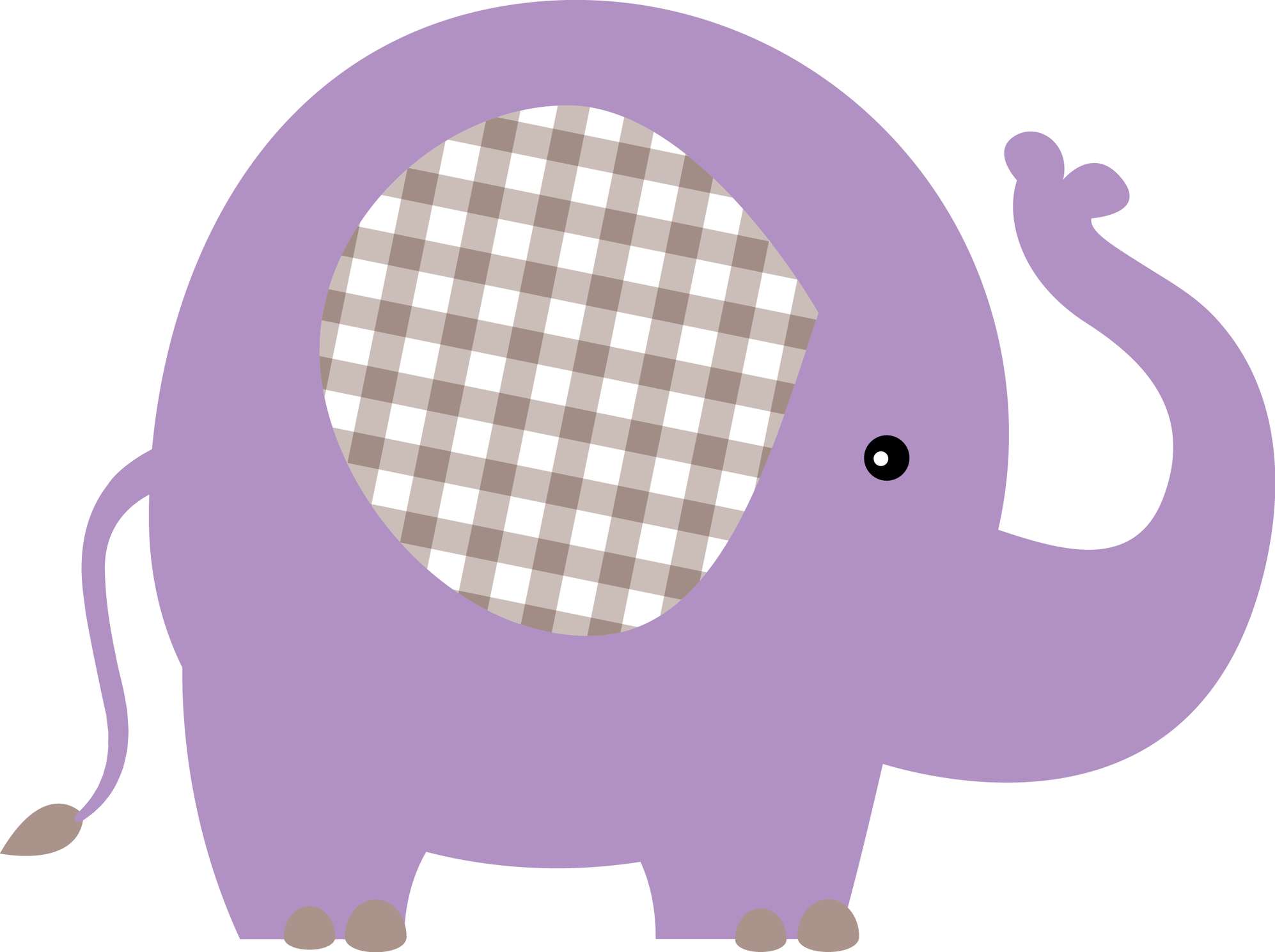 Elemento Elefante Cute Elefantinho Fofo Png (207)