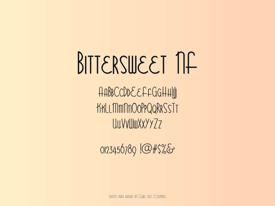 Fonte Bittersweet Nf Grátis Para Baixar