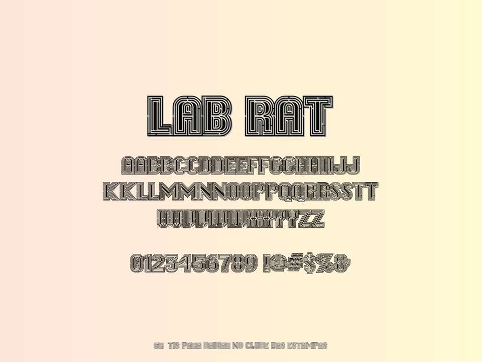 Fonte Lab Rat Grátis Para Baixar