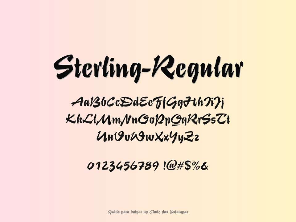 Fonte Sterling Regular Grátis Para Baixar