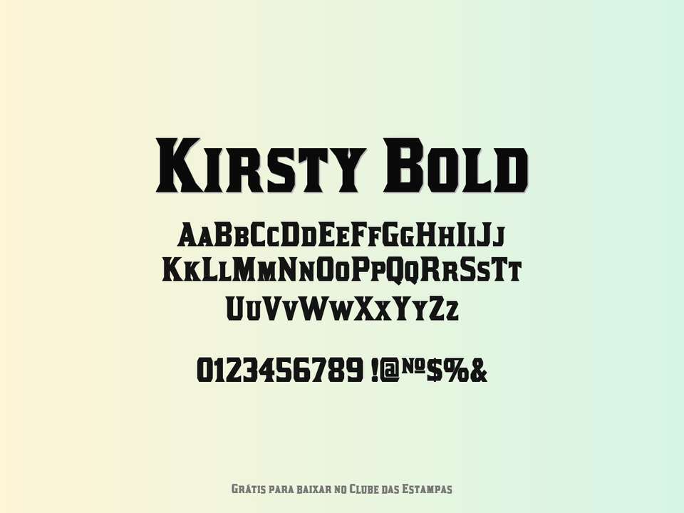 Fonte Kirsty Bold Grátis Para Baixar