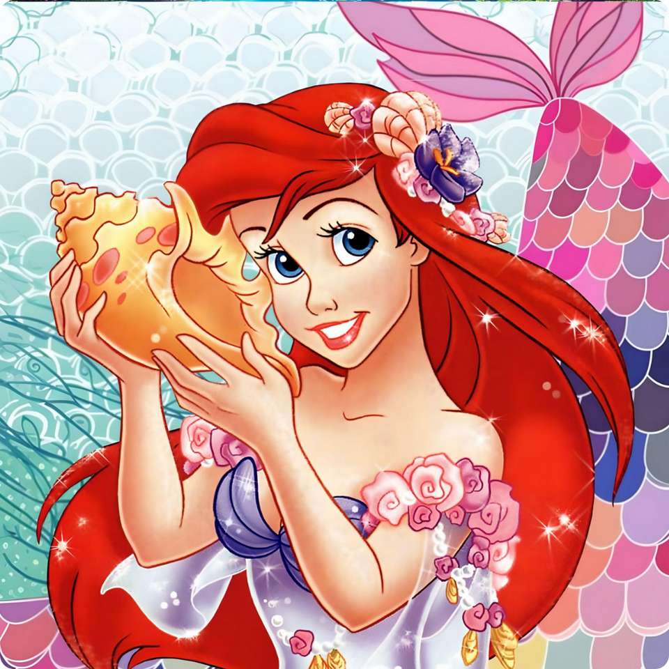 Ariel Sereia Com Bolo De Aniversário Desenho Animado Png Arte Para Caneca Grátis Pra Baixar