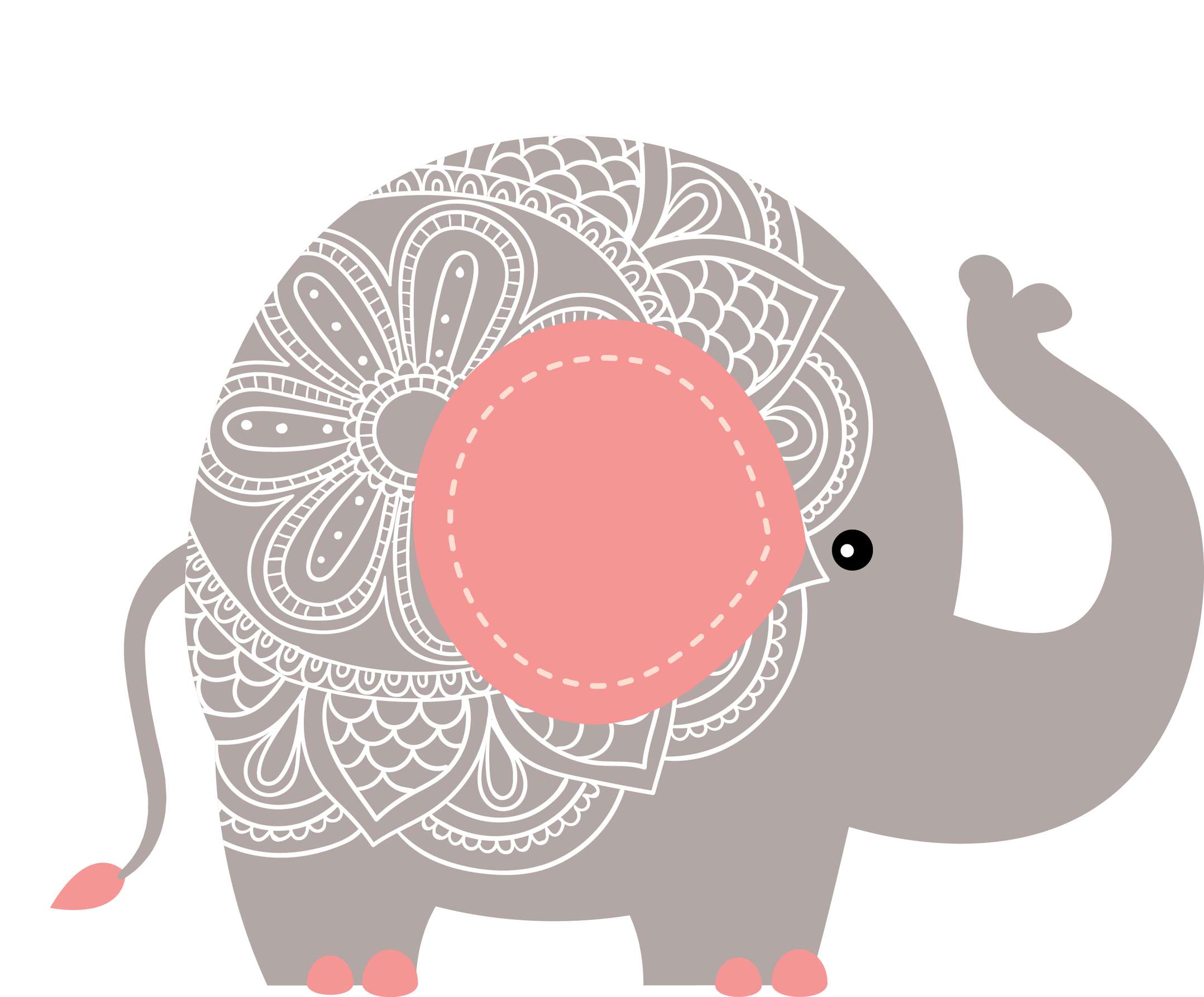 Elemento Elefante Cute Elefantinho Fofo Png (184)