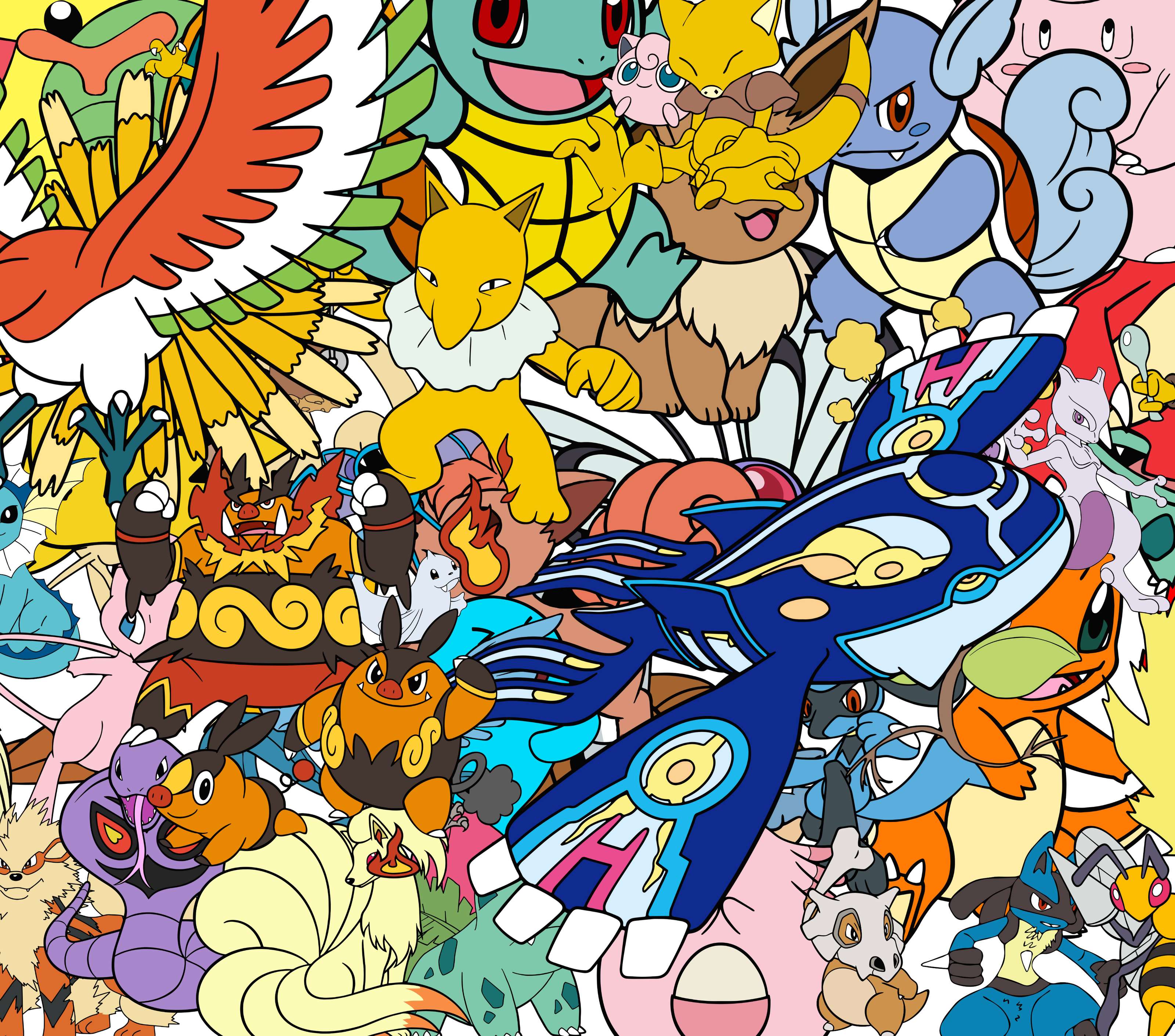 Arte Ilustrativa De Vários Personagens Pokémon Pokémon Png Arte Para Caneca Grátis Pra Baixar