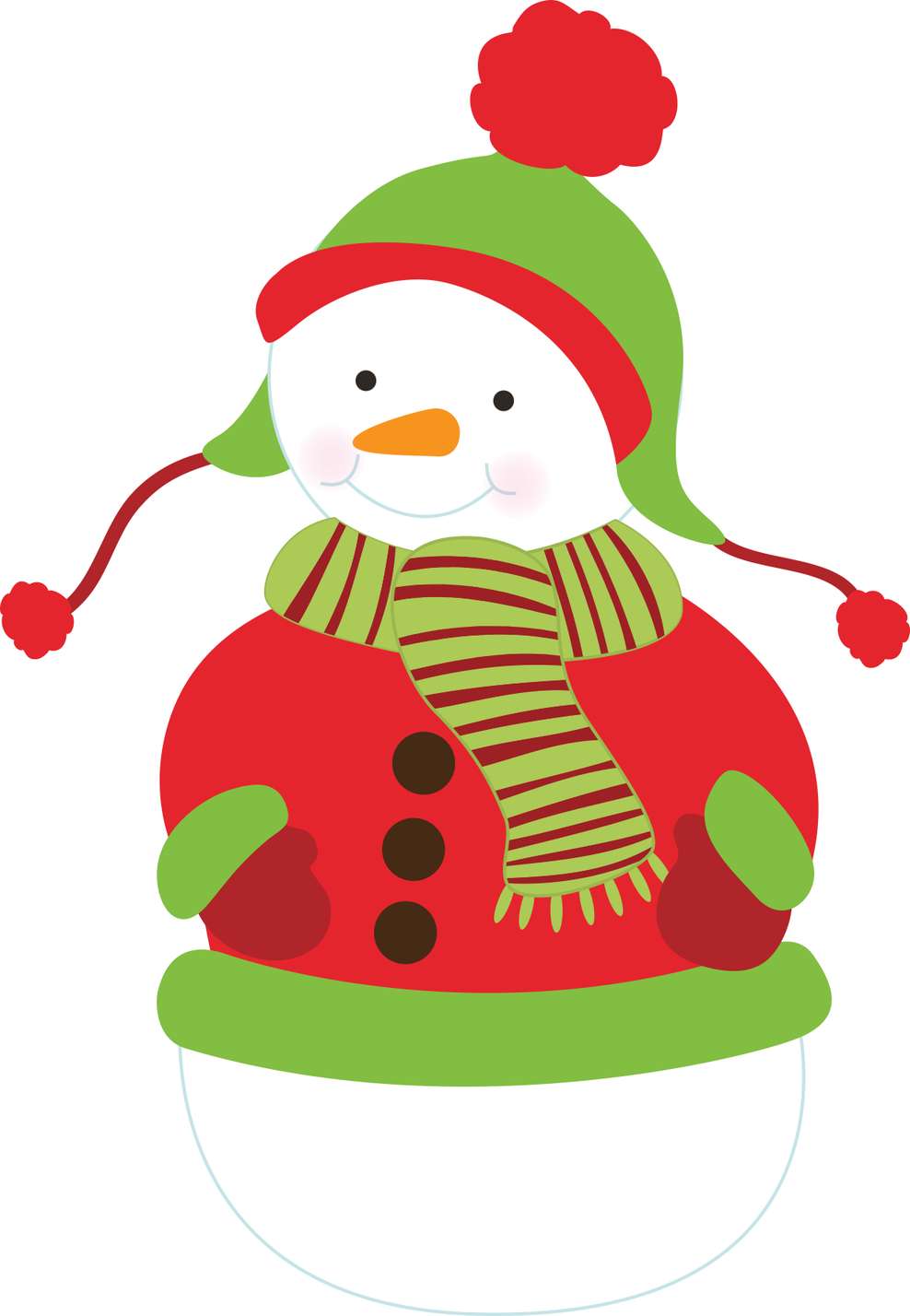 Boneco De Neve Natalino Inverno Png Grátis Para Baixar