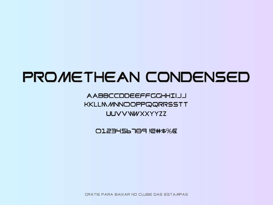 Fonte Promethean Condensed Grátis Para Baixar