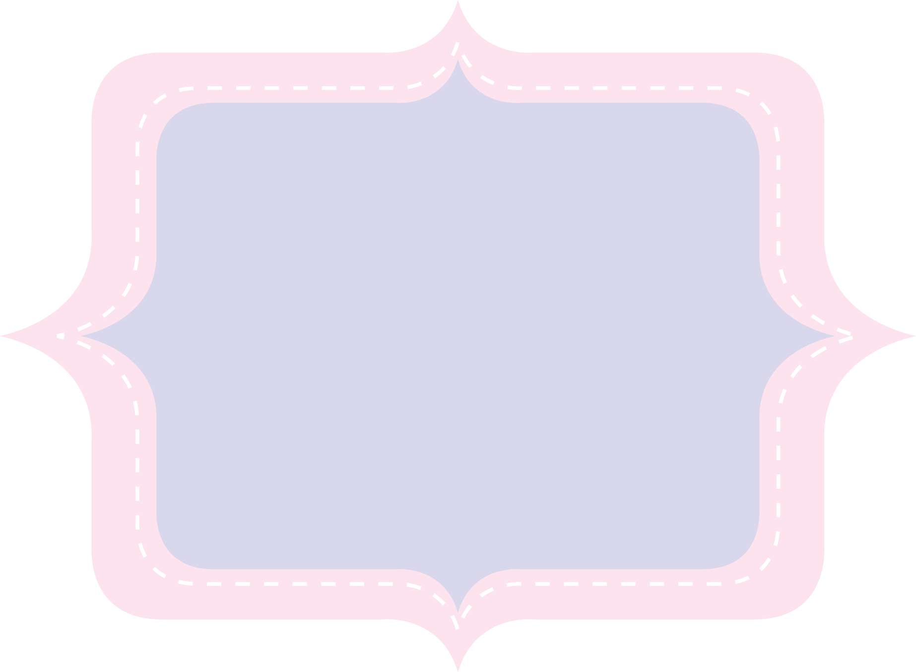 Moldura Decorativa Pastel Design Png Grátis Para Baixar