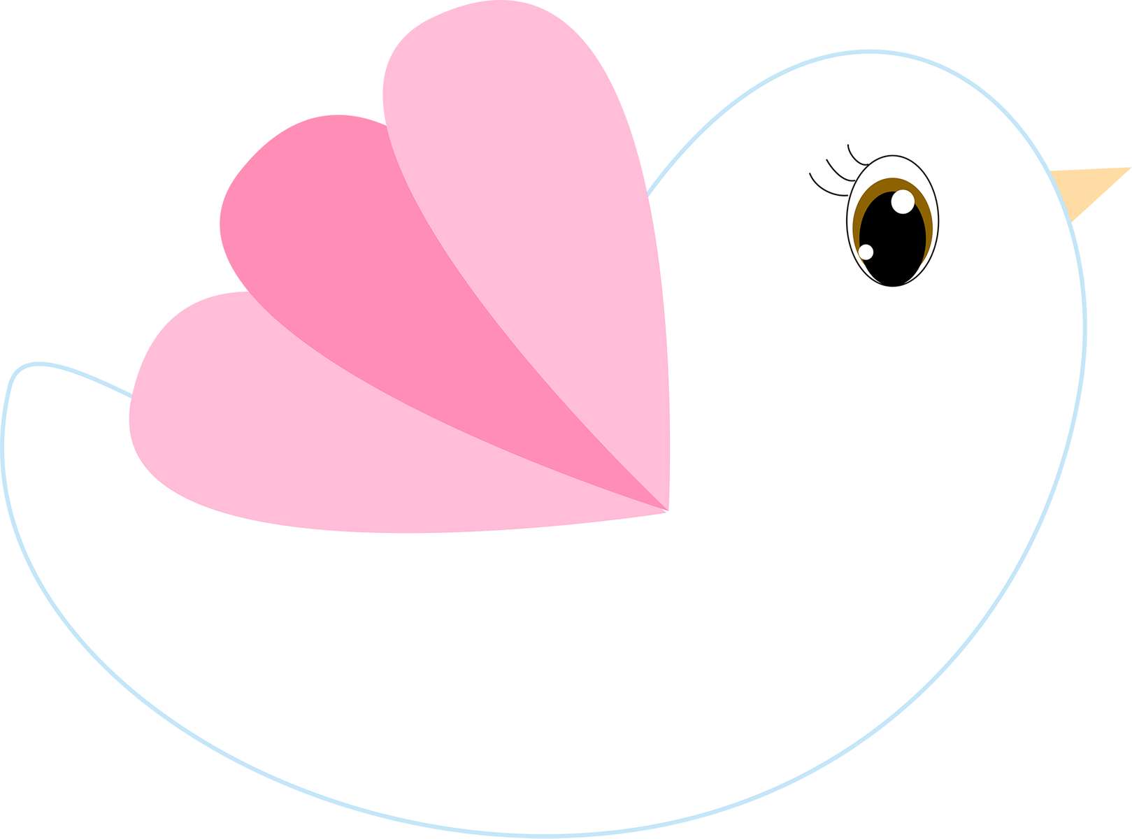 Pássaro Estilizado Em Tons Pastel Animais Png Grátis Para Baixar