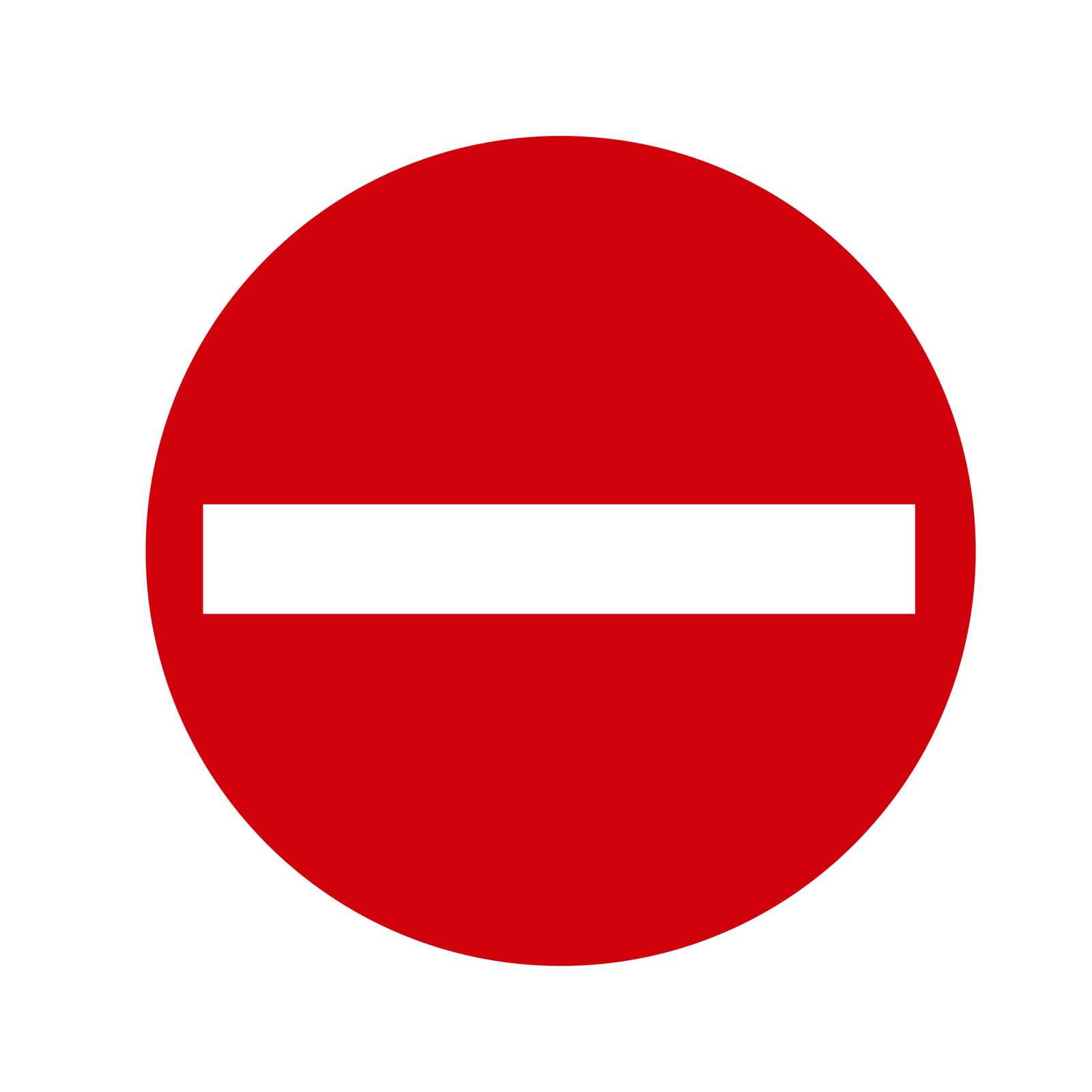 Sinal De Proibido Passagem Trânsito Png Grátis Para Baixar