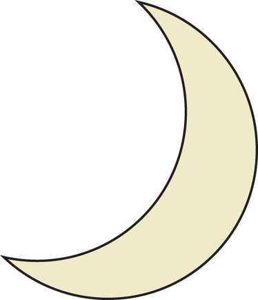 Lua Crescente Iluminada Astronomia Png Grátis Para Baixar