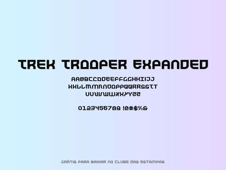 Fonte Trek Trooper Expanded Grátis Para Baixar
