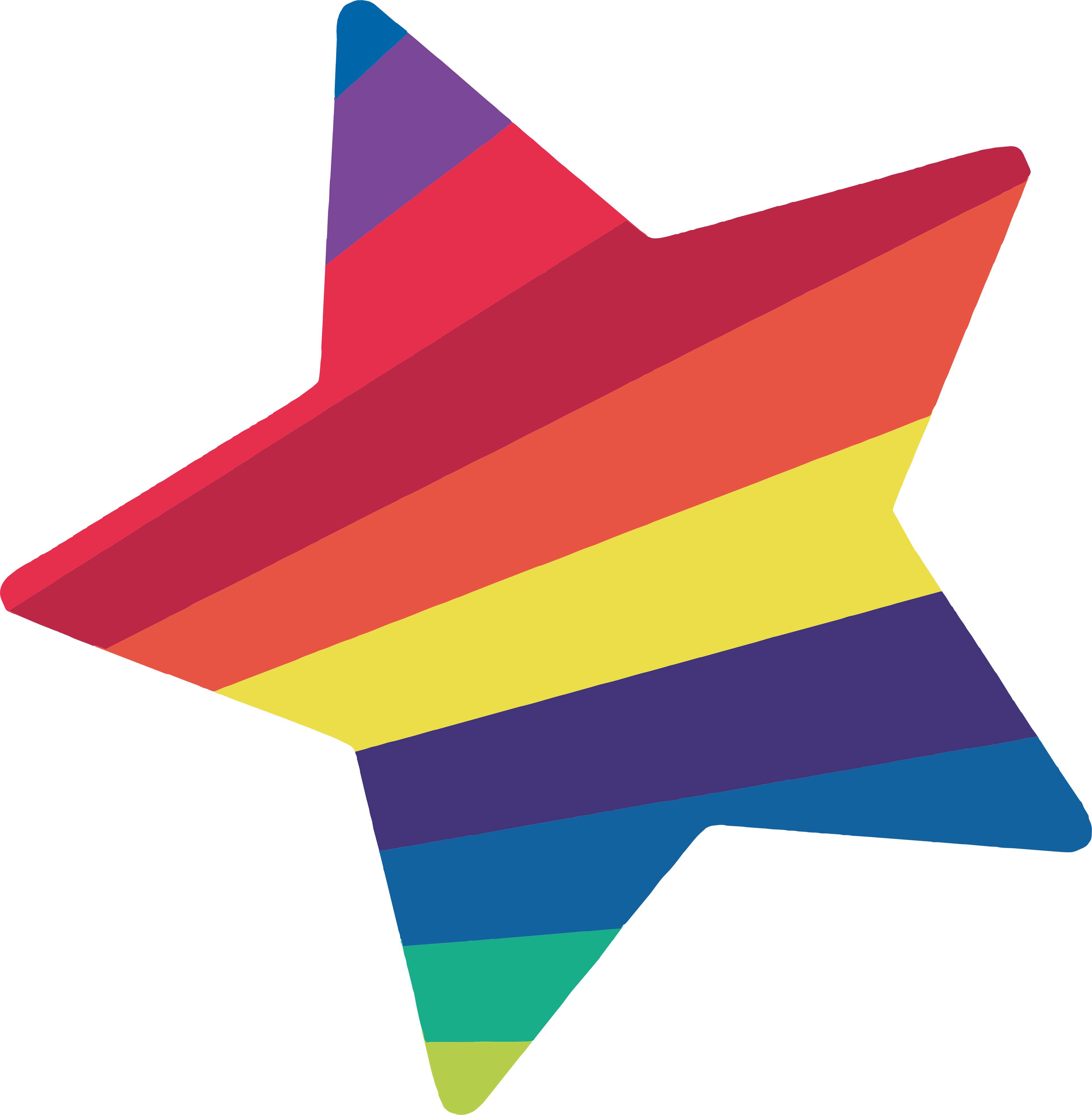 Estrela Bandeira Arco Íris Orgulho Png Grátis Para Baixar