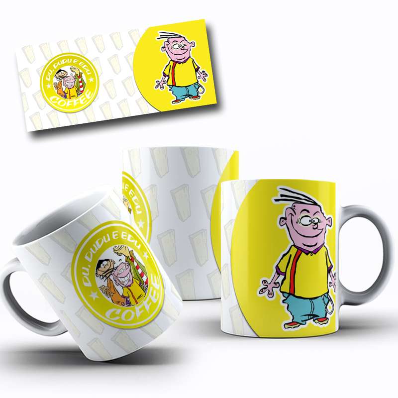 Arte Caneca Desenho Animado Du, Dudu E Edu (2)