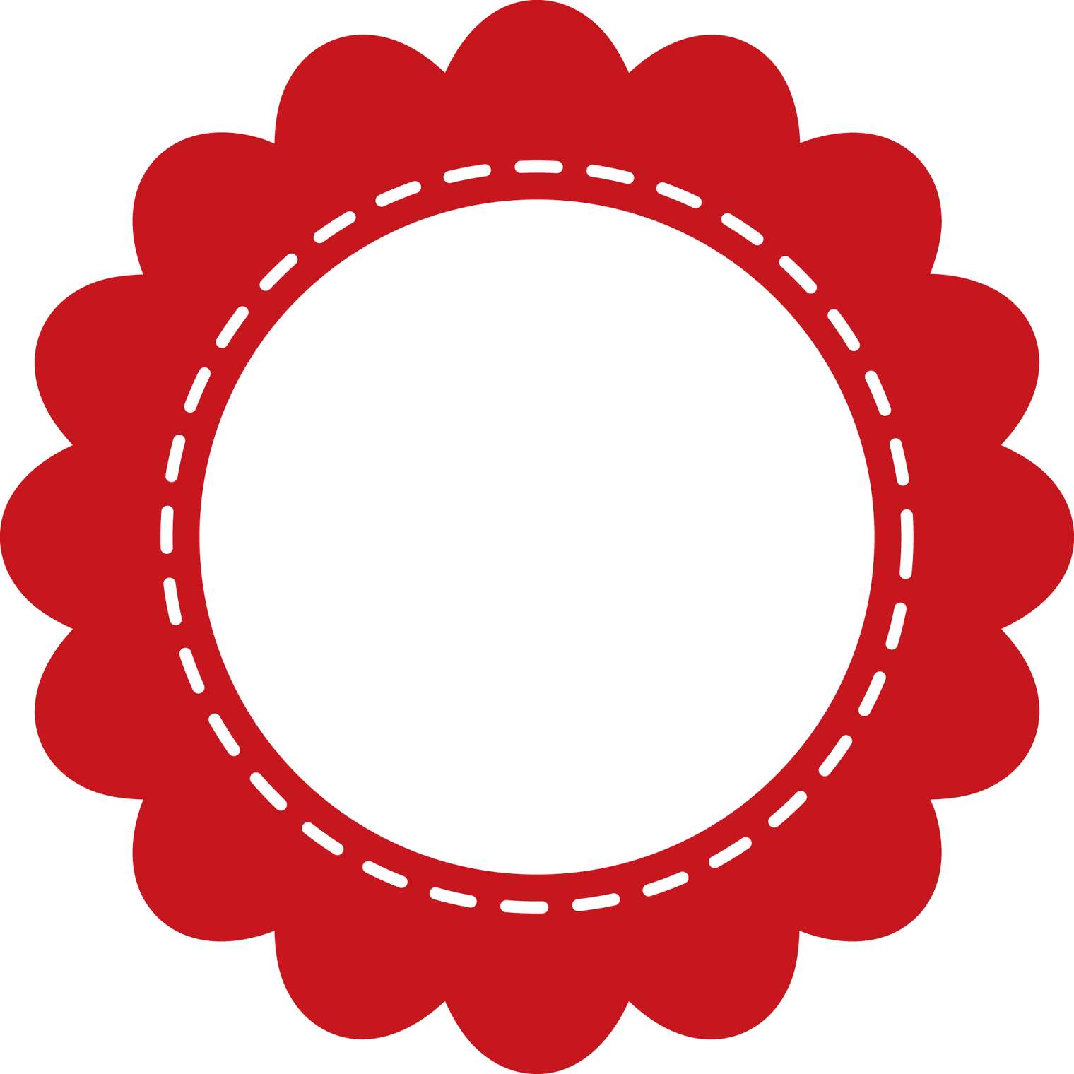 Moldura Circular Vermelha Design Gráfico Png Grátis Para Baixar
