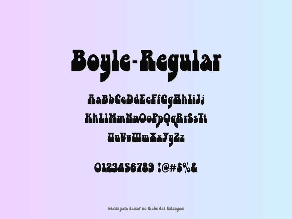 Fonte Boyle Regular Grátis Para Baixar