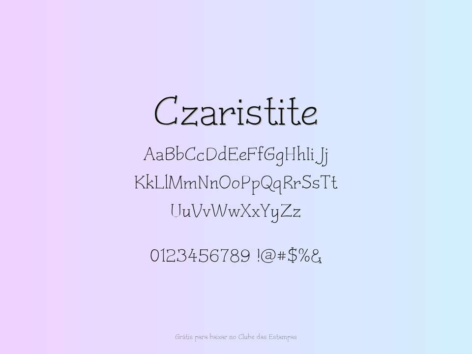 Fonte Czaristite Grátis Para Baixar