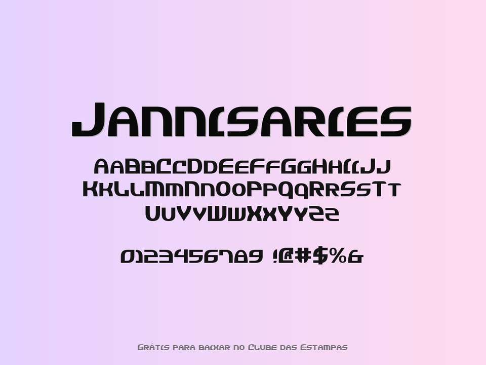 Fonte Jannisaries Grátis Para Baixar