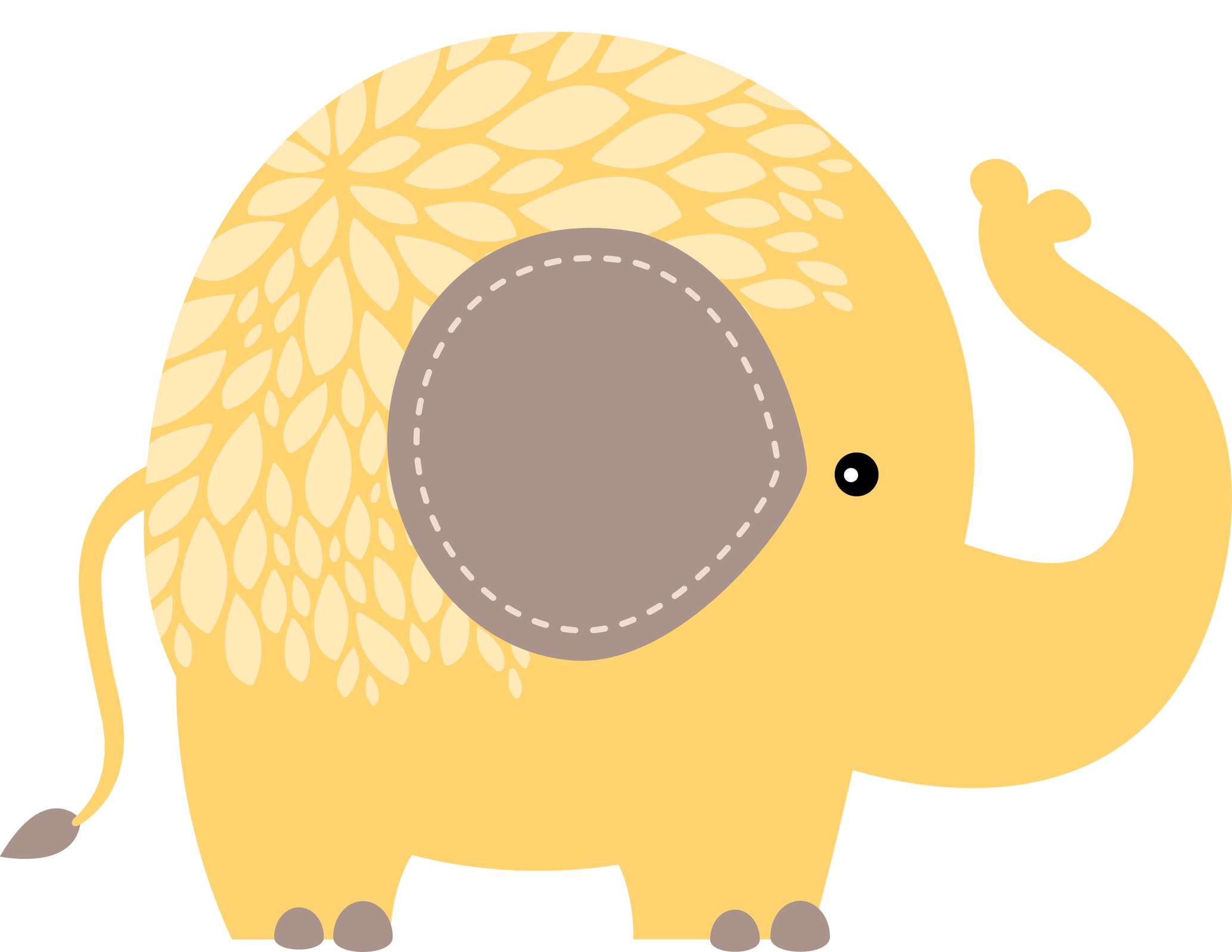 Elemento Elefante Cute Elefantinho Fofo Png (174)