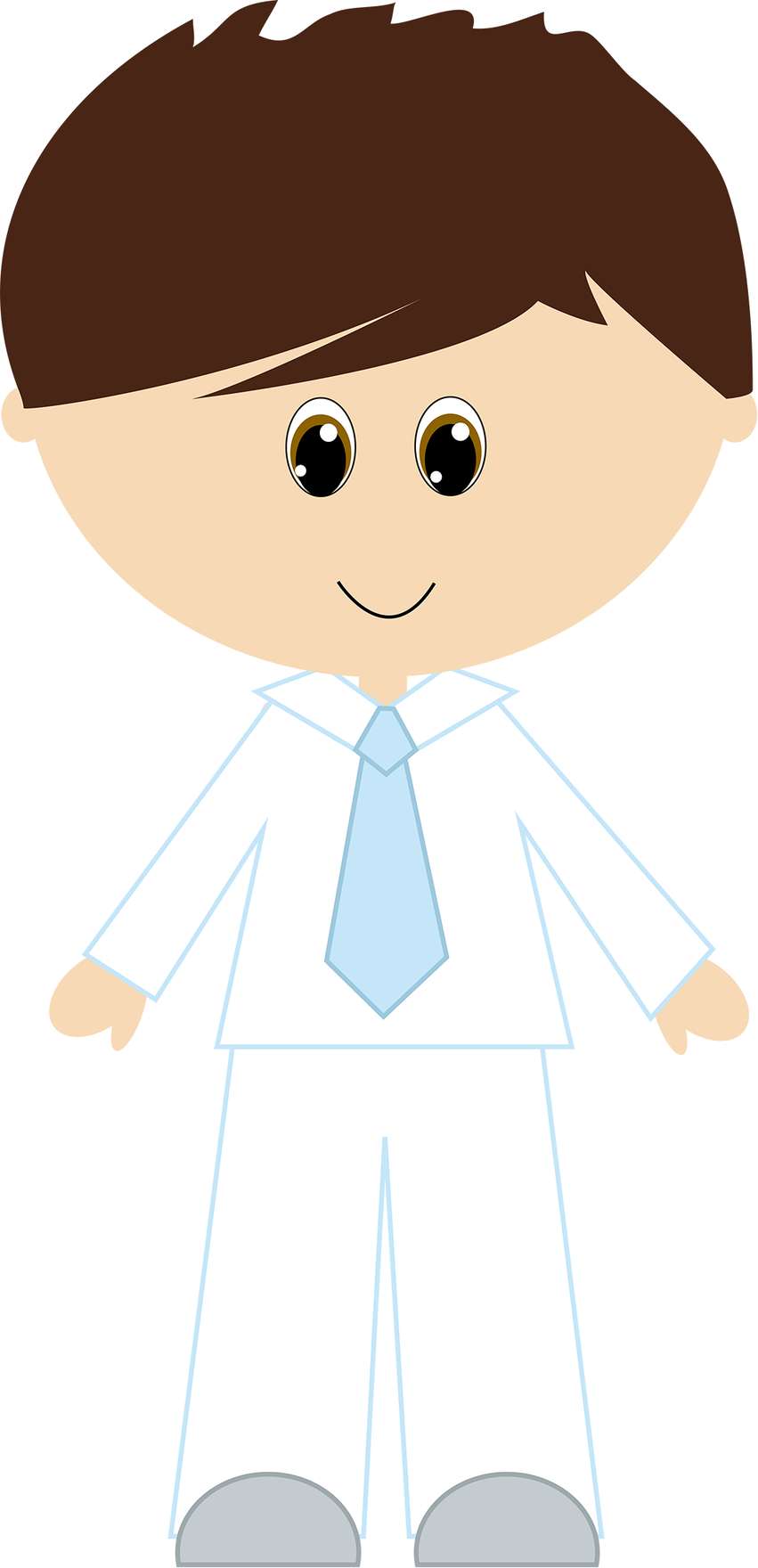 Menino Em Traje Social Desenho Infantil Png Grátis Para Baixar