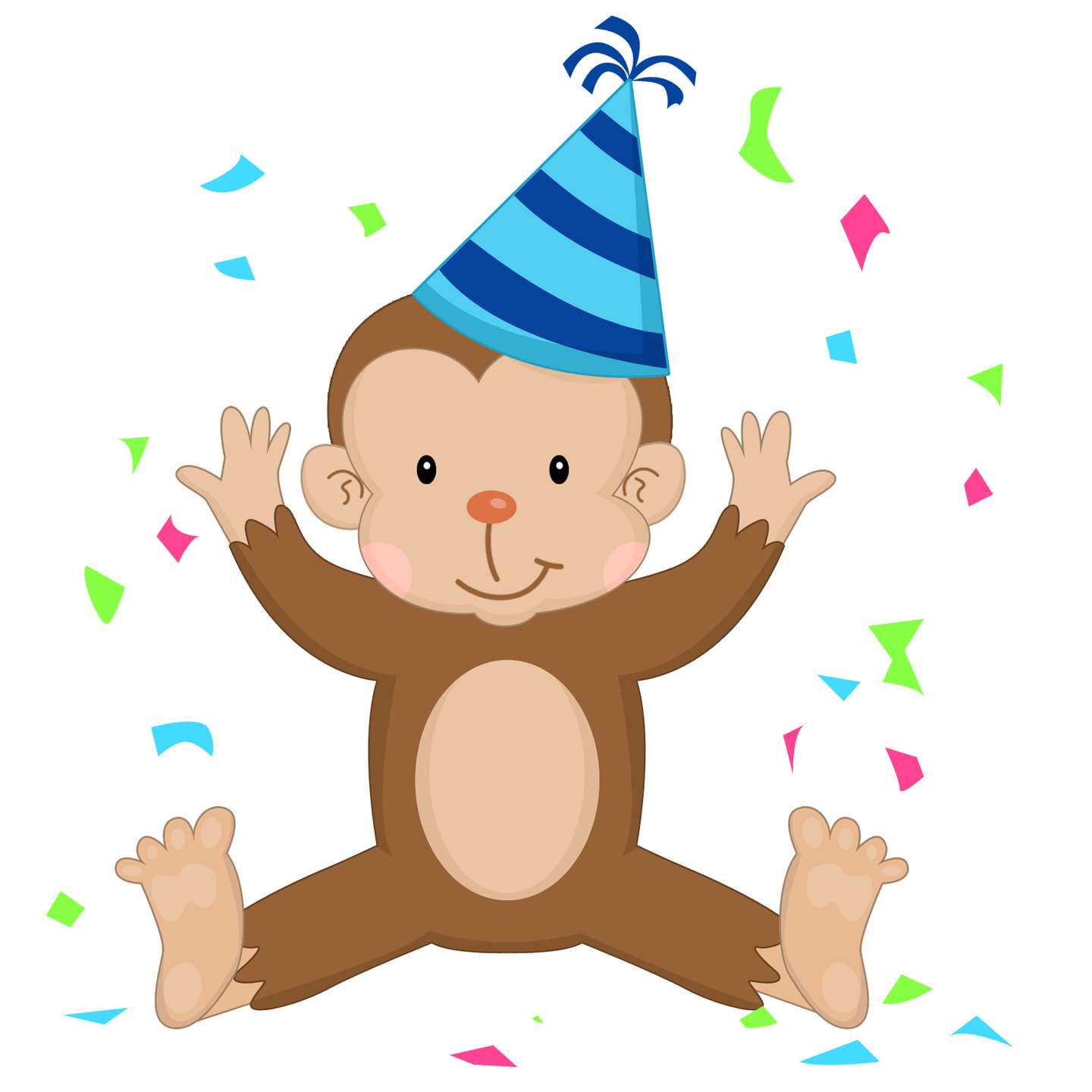 Elemento Macaco Cufe Fofo Fofa Png (20)