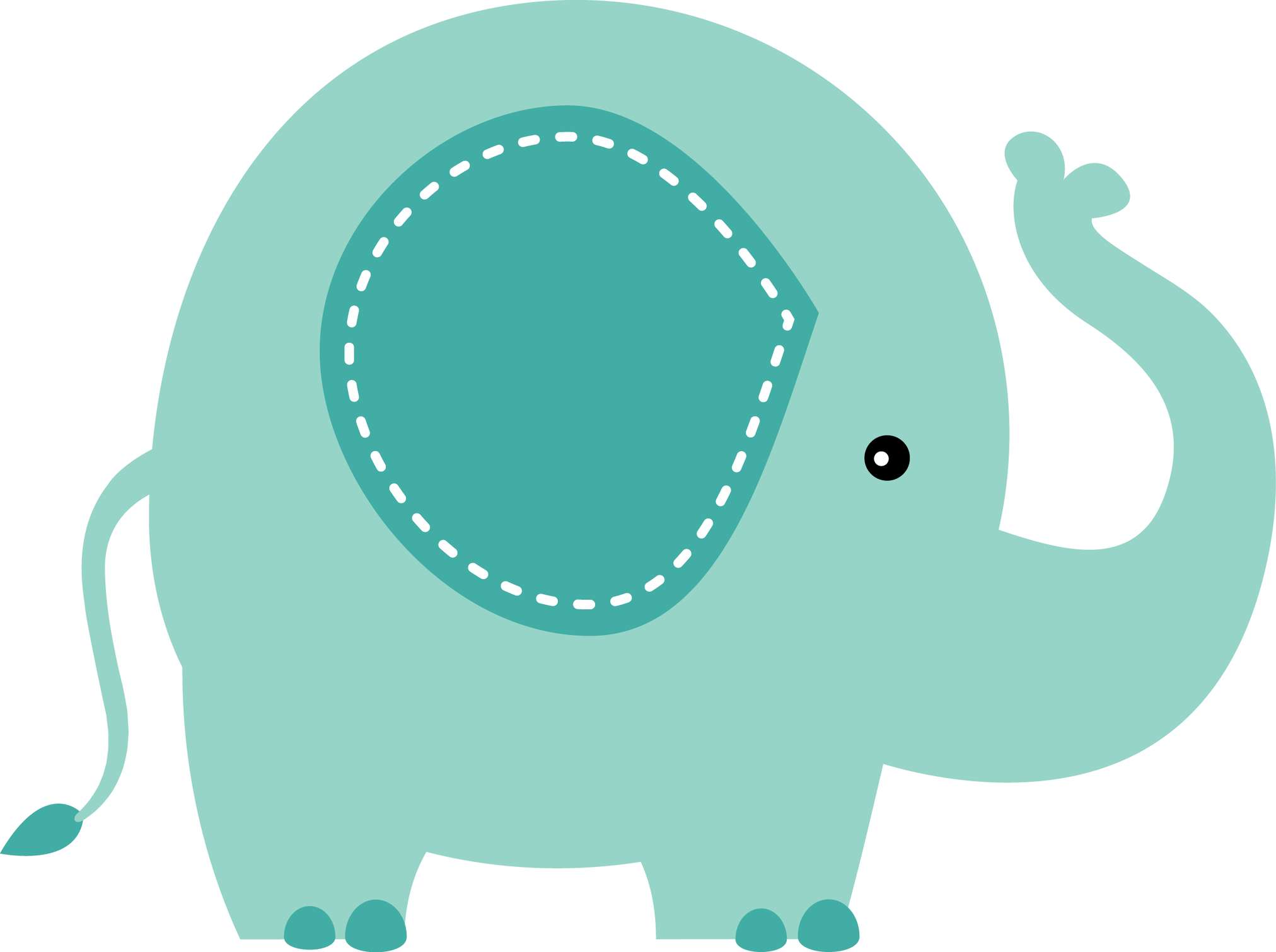 Elemento Elefante Cute Elefantinho Fofo Png (35)