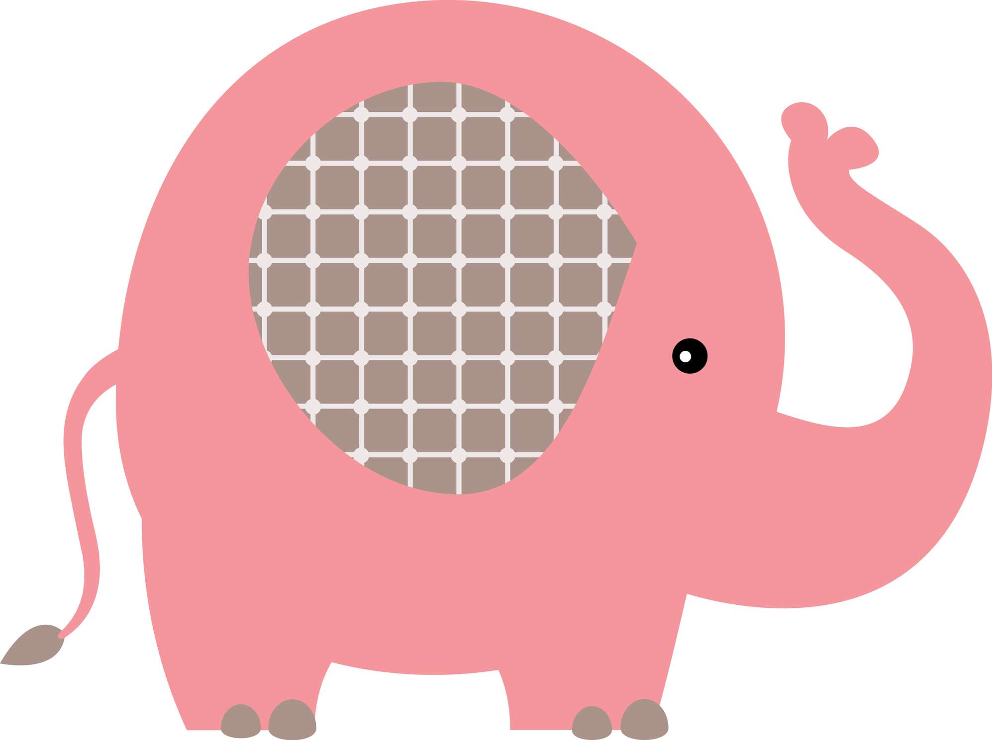 Elemento Elefante Cute Elefantinho Fofo Png (140)