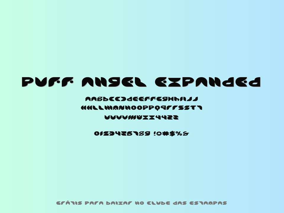Fonte Puff Angel Expanded Grátis Para Baixar