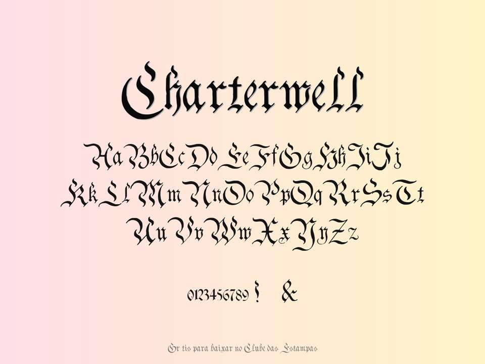 Fonte Charterwell Grátis Para Baixar