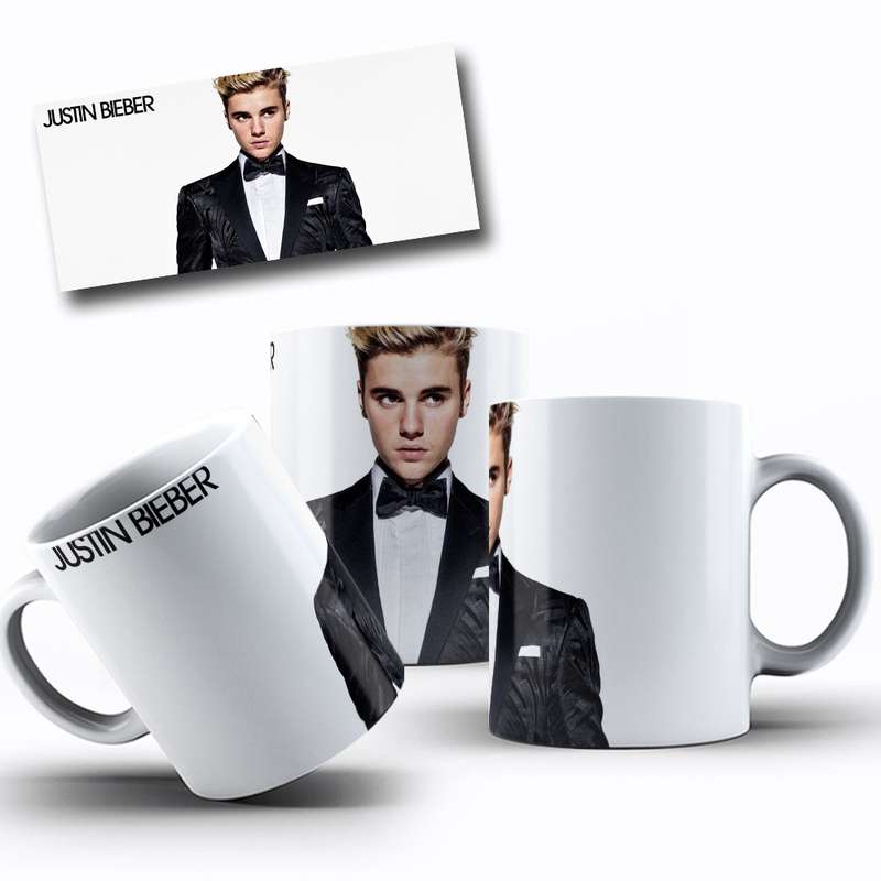 Arte Para Caneca Justin Bieber Cantor 6