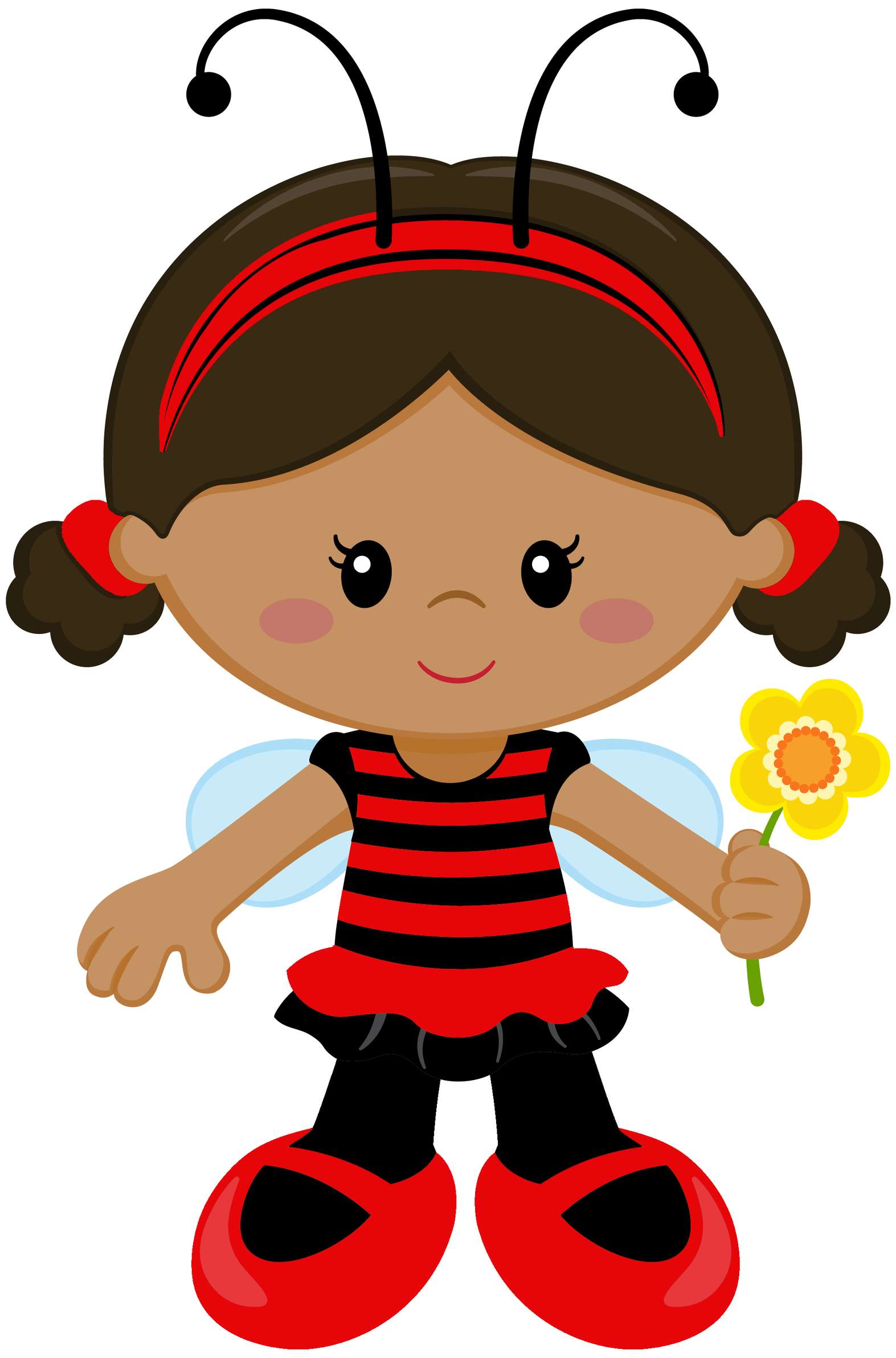 Elemento Joaninha Fofa Cute Png (16)