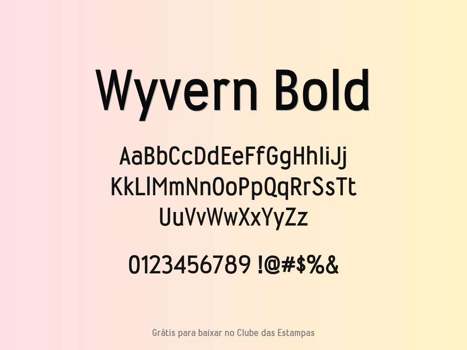 Fonte Wyvern Bold Grátis Para Baixar