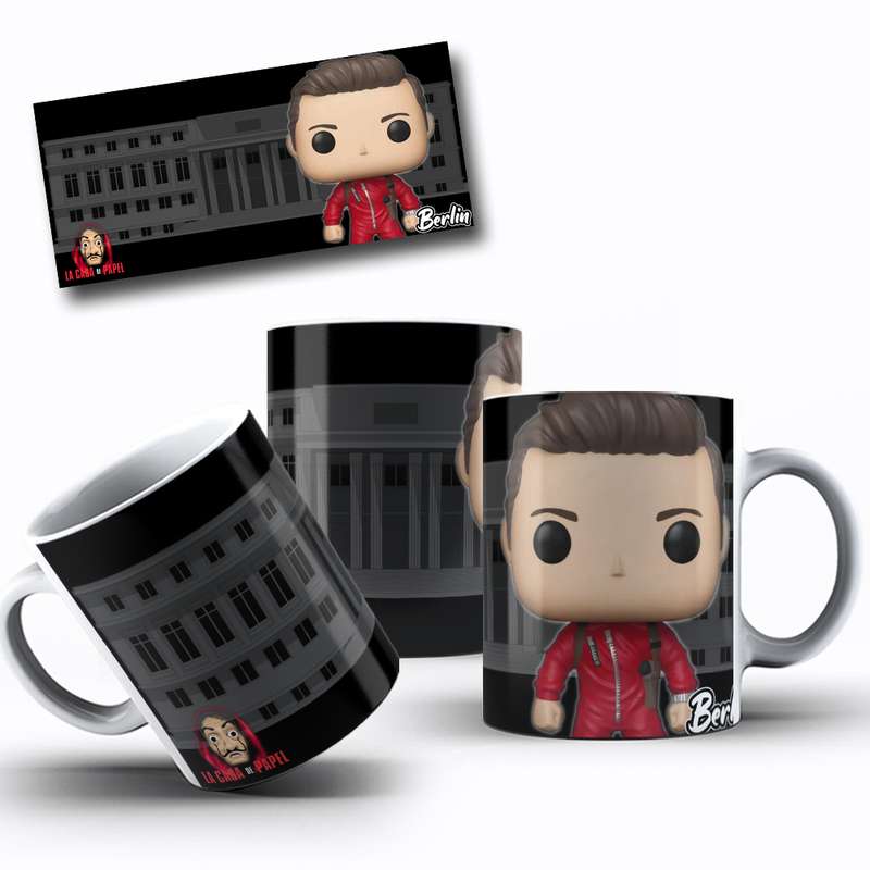 Arte Para Caneca Funko Pop Berlin La Casa De Papel 3