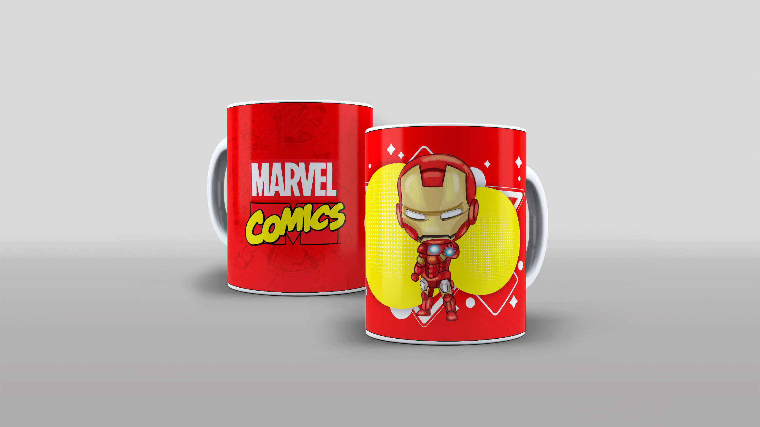 Arte Caneca Marvel Comics Heróis Cute Fofo Baby (9)
