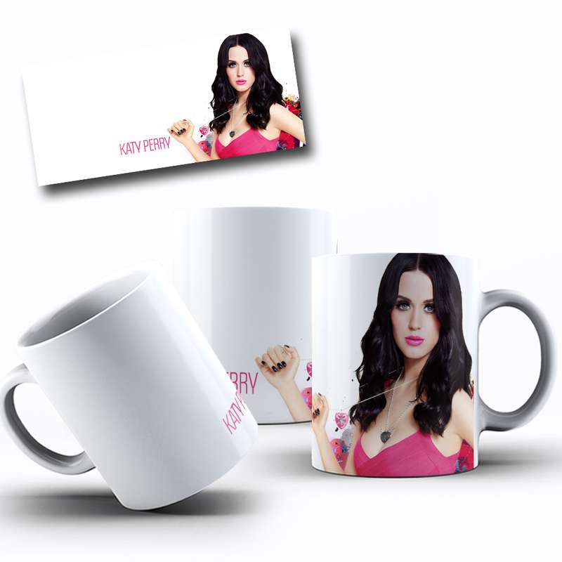 Arte Para Caneca Katy Perry Cantora Pop 6