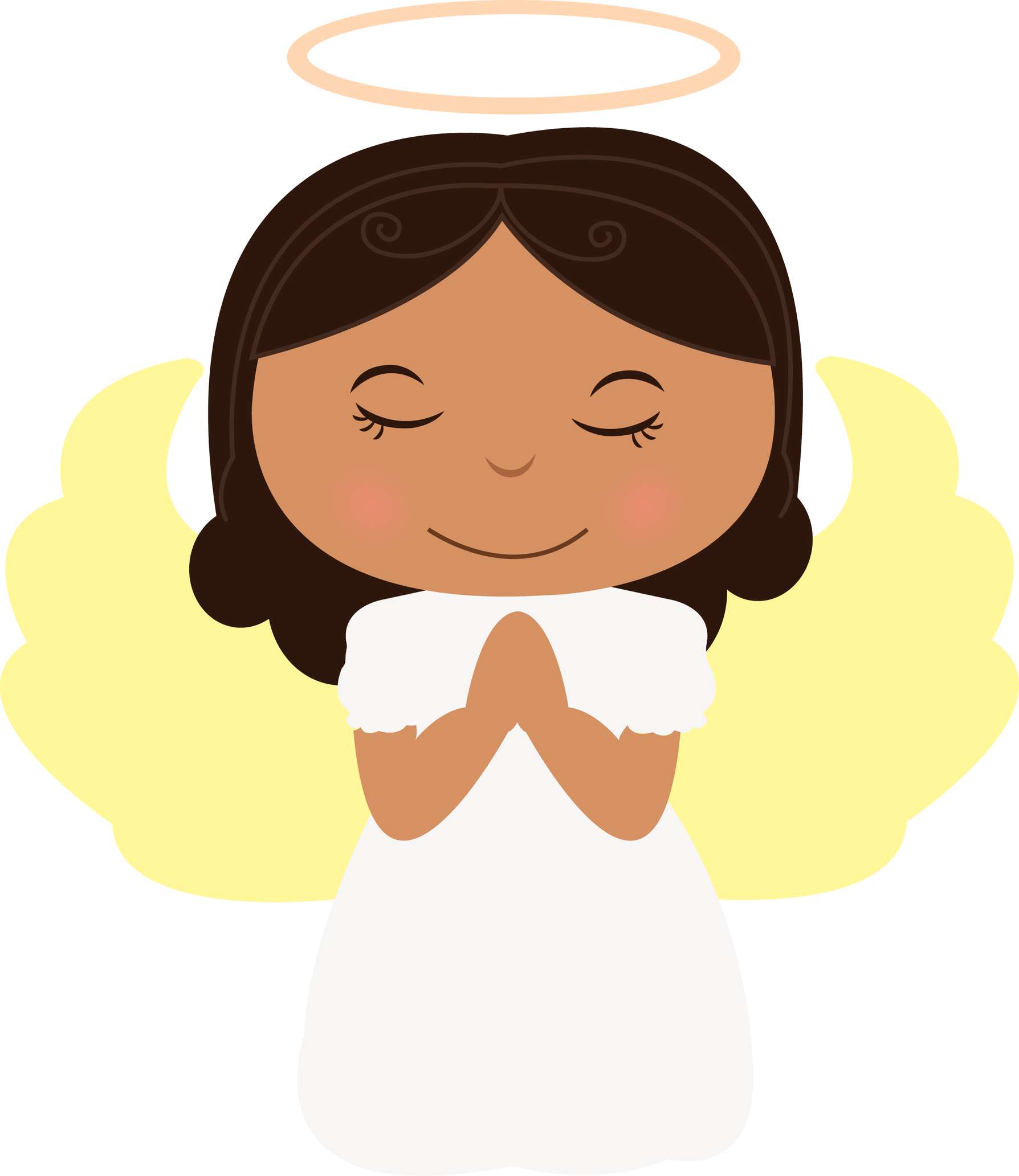 Anjo Celestial Em Oração Anjo Png Grátis Para Baixar Digital-38