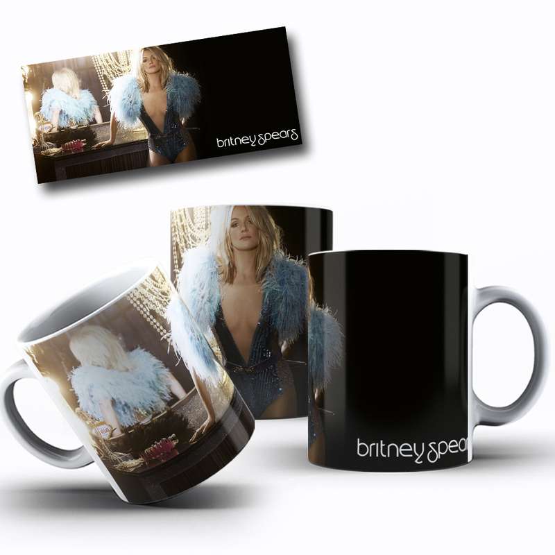 Arte Para Caneca Britney Spears Cantora 2