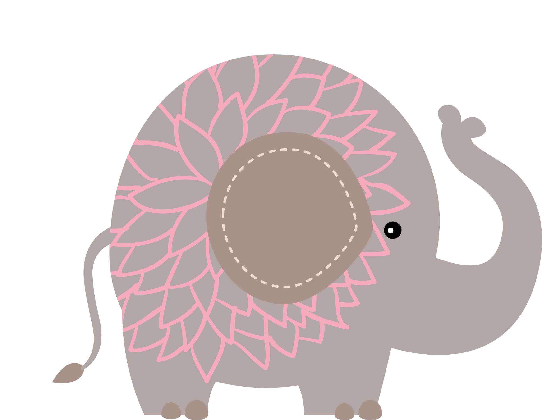 Elemento Elefante Cute Elefantinho Fofo Png (189)