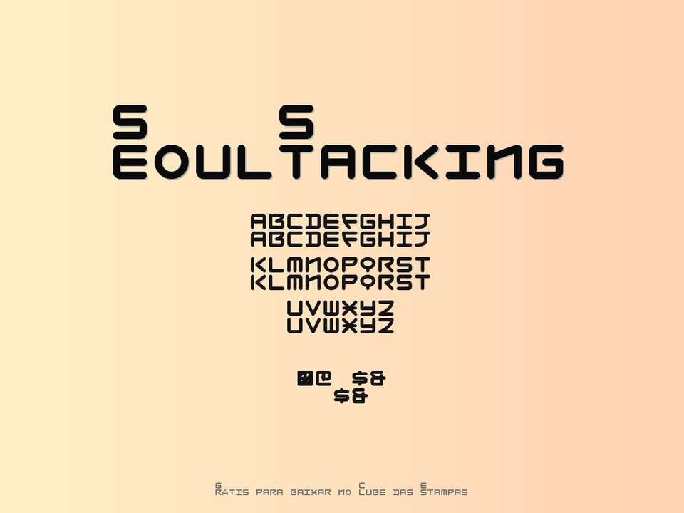 Fonte Seoulstacking Grátis Para Baixar