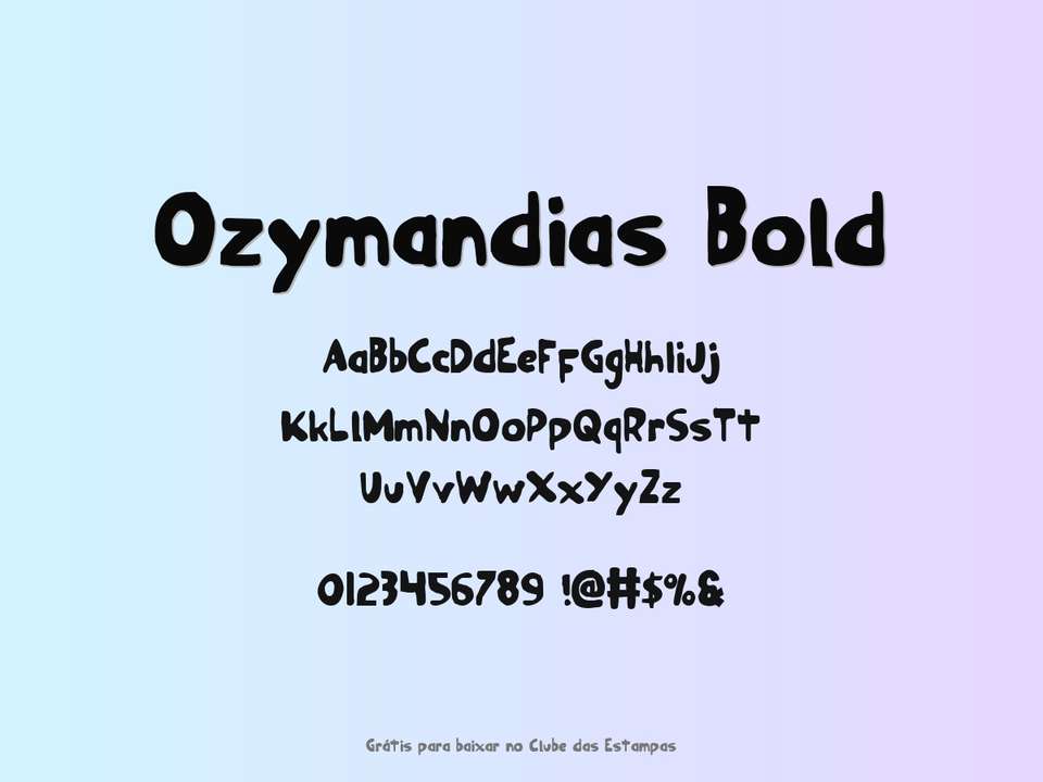 Fonte Ozymandias Bold Grátis Para Baixar