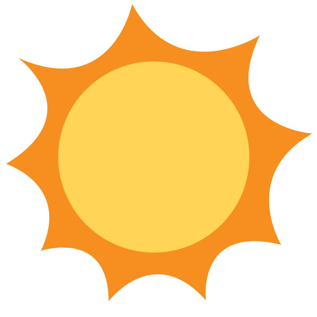 Sol Nascente Estilizado Laranja Natureza Png Grátis Para Baixar