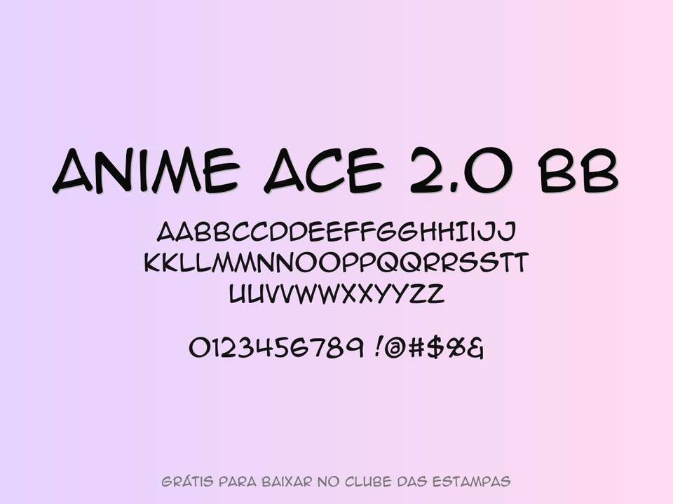 Fonte Anime Ace 2 Especial-70