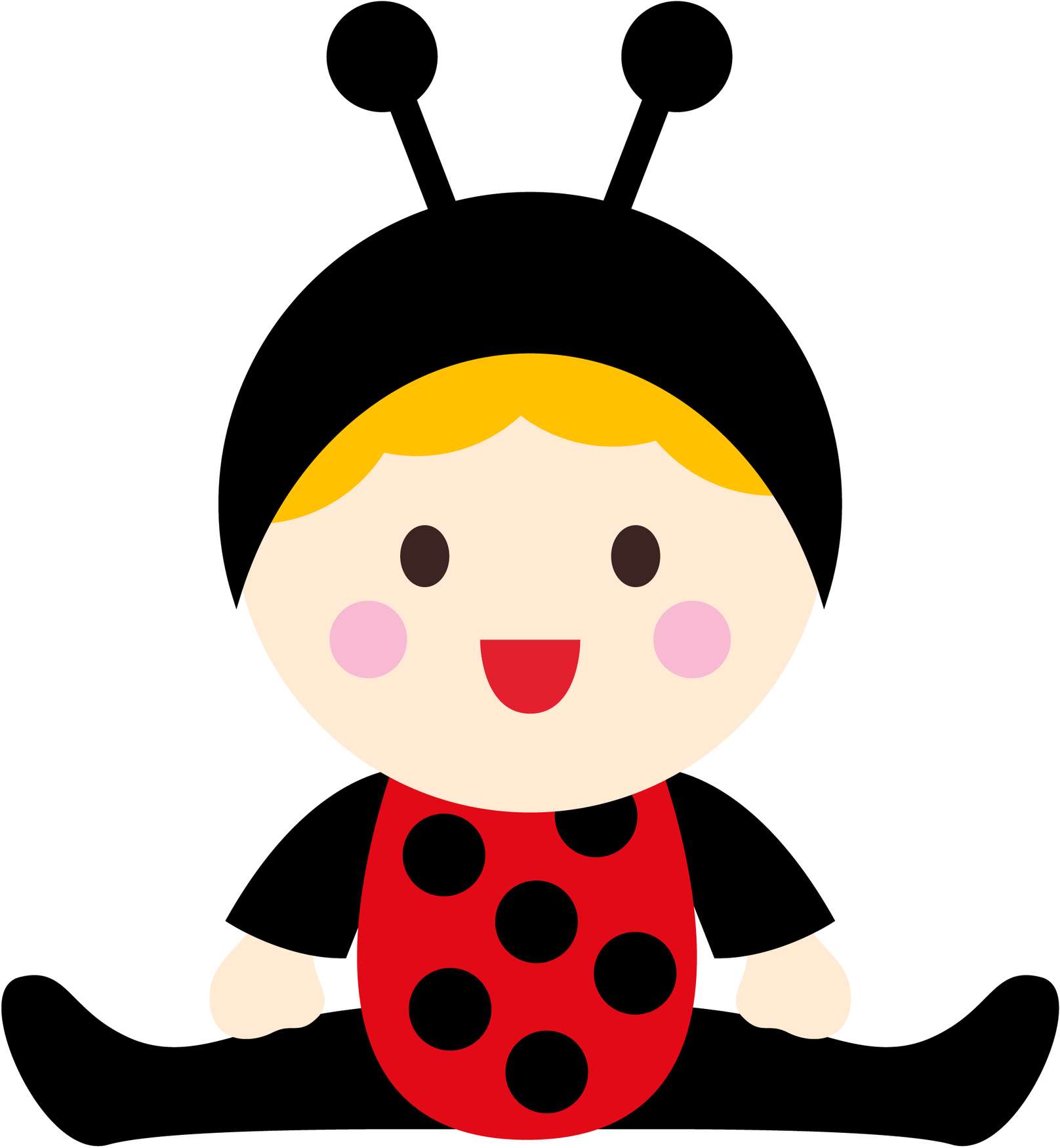 Elemento Joaninha Fofa Cute Png (53)
