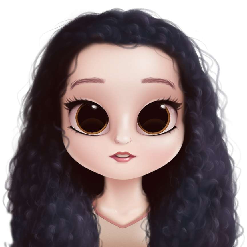 Boneca Com Cabelos Cacheados Personagem Png Grátis Para Baixar