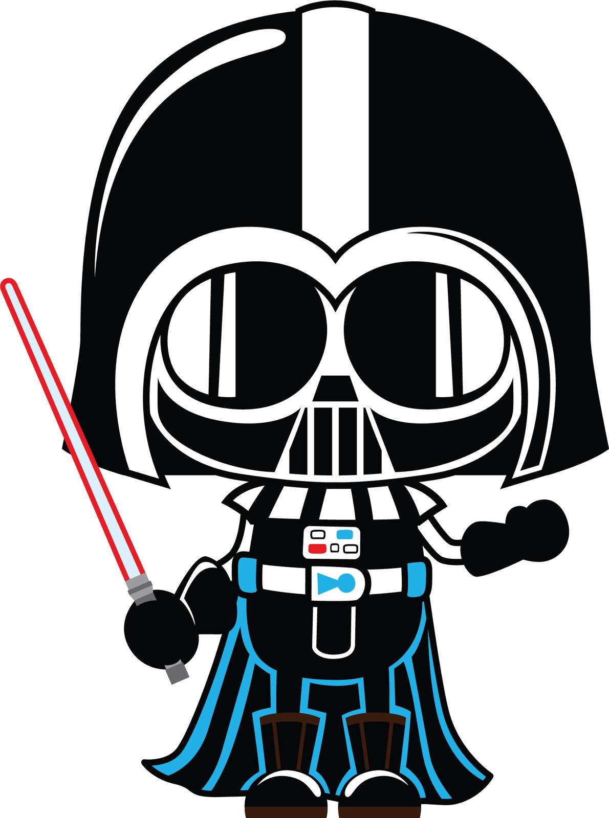 Darth Vader Com Sabre Laser Ficção Científica Png Grátis Para Baixar