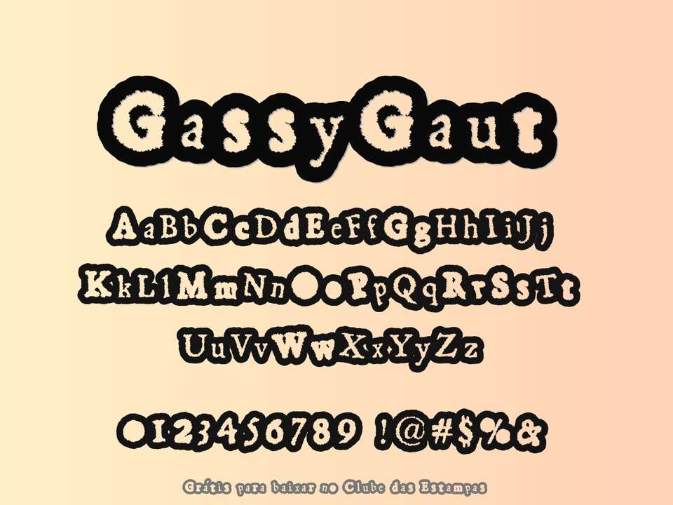 Fonte Gassygaut Grátis Para Baixar