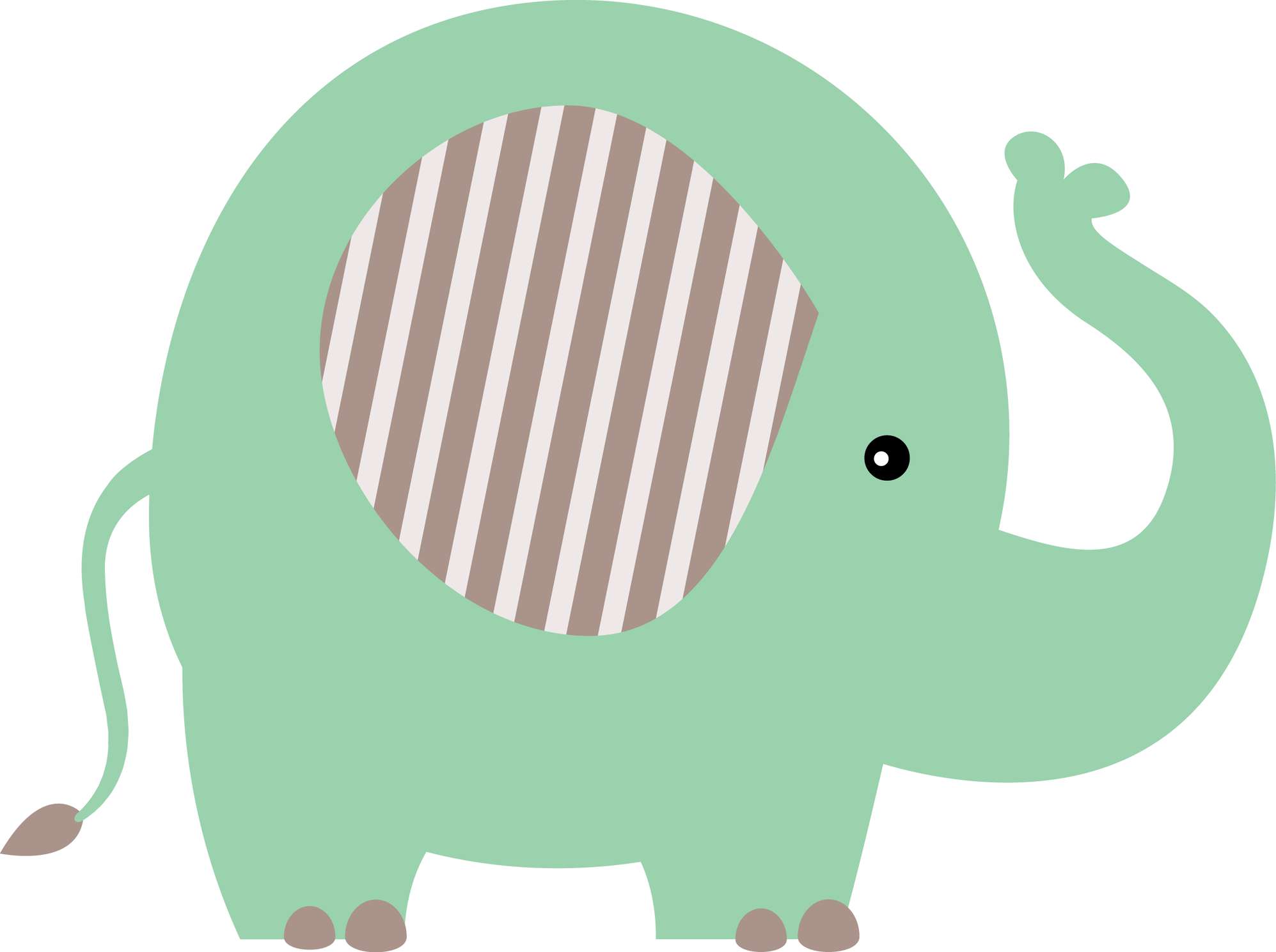 Elemento Elefante Cute Elefantinho Fofo Png (171)