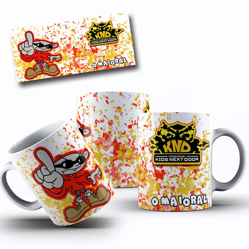 Arte Para Caneca Knd Kids Next Door Cartoon 1